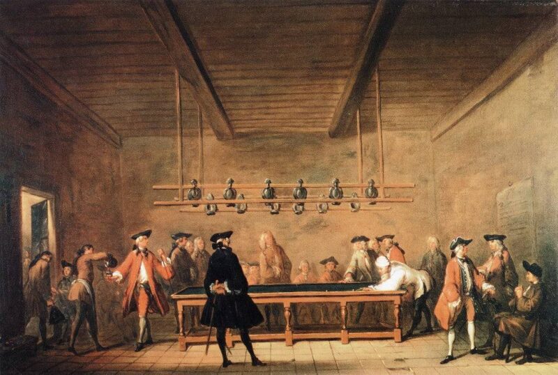 1723 jean simeon chardin le jeu de billard