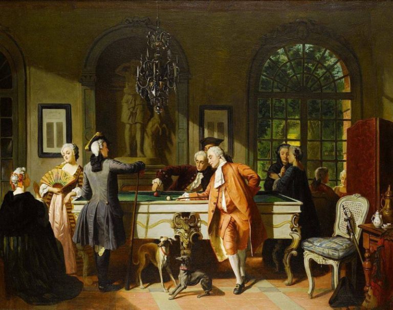 Cadre Tableau Billard Billards History - FR