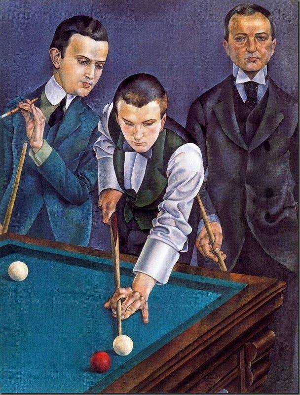 1920 jose de togores los jugadores de billar